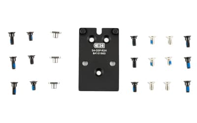C&H Precision XD OSP, Optic Mounting Plate, Fits Springfield Armory XDM to RMR/407C/507C, Anodized Finish, Black