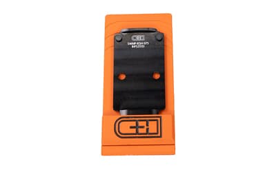 C&H Precision V4, Optic Mounting Plate, For S&W 2.0 Core to Trijicon RMR/SRO, Holosun 407C/507C/508C/508T, C&H EDC-XL/COMP, Anodized Finish, Black