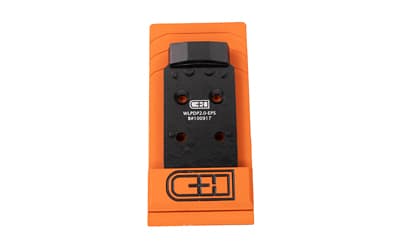 C&H Precision V4, Optic Mounting Plate, Fits Walther PDP 2.0 to Holosun EPS/EPS Carry, Anodized Finish, Black