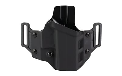 Crucial Concealment Covert OWB, Outside Waistband Holster, Right Hand, Kydex, Black, Fits Glock 43/43X