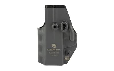 Crucial Concealment Covert IWB, Holster, Ambidextrous, Black, Kydex, Fits HK CC9