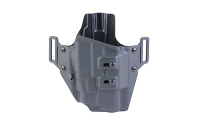 Crucial Concealment Universal Light Holster, Outside Waistband, Right Hand, Kydex, Matte Finish, Black, Universal Fit for Streamlight TLR-7 A/X/HL-X