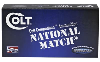 DoubleTap Ammunition Colt National Match, 223 Remington, 62Gr, Full Metal Jacket, 50 Round Box