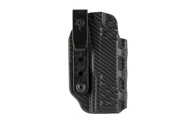 DeSantis Gunhide Slim-Tuk, Inside Waistband Holster, Fits Glock 17/19, Ambidextrous, Carbon Fiber Exterior Finish, Blue Kydex Interior