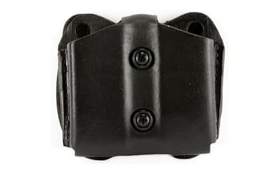DeSantis Gunhide Double Magazine Pouch, Fits 9MM, Ambidextrous, Black