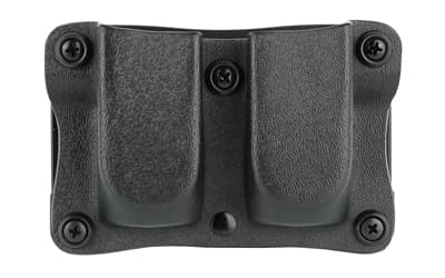 DeSantis Gunhide Quantico, Mag Pouch, Ambidextrous, Black, DBL STK 9mm/40, Kydex