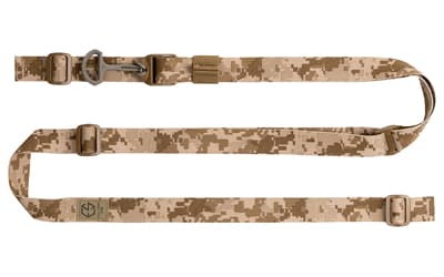 Edgar Sherman Design ESD Sling, 2-Point Combat Sling, 1" Webbing, Polymer Hardware, Matte Finish, AOR1 Desert Digital