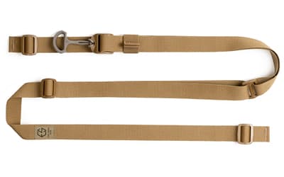 Edgar Sherman Design ESD Sling, 2-Point Combat Sling, 1" Webbing, Polymer Hardware, Matte Finish, Coyote Brown