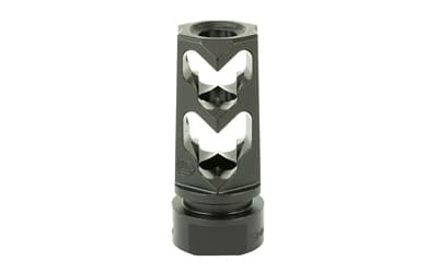 Fortis Manufacturing, Inc. Muzzle Brake, 9MM, 1/2X36, Black Finish