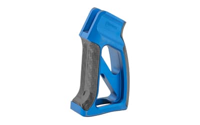 Fortis Manufacturing, Inc. Torque, Pistol Grip, with Carbon Fiber, Fits AR Rifles, Anodized Blue Finish