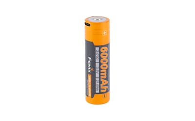 FENIX USB Rechargeable 21700 Powerbank Battery, USB-C Charging Port, 6000mAh, 3.6V, Black