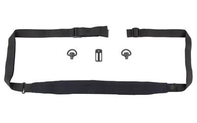 GBRS Group Second Best Sling Bundle, 40" Adjustable Front End, 20" Adjustable Back End, 16" Minimalist Neck Pad, Black