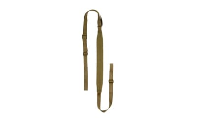 GBRS Group Second Best Sling, 40" Adjustable Front End, 20" Adjustable Back End, 16" Minimalist Neck Pad, Coyote, Mounting Hardware Not Included