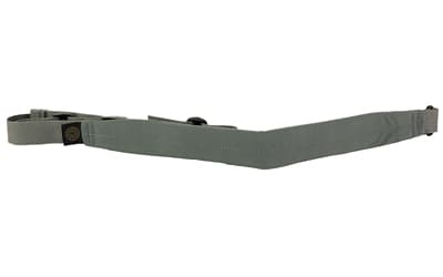 GBRS Group Second Best Sling, 40" Adjustable Front End, 20" Adjustable Back End, 16" Minimalist Neck Pad, Wolf Gray, Mounting Hardware Not Included