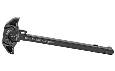 Geissele Automatics Airborne Charging Handle, Low Profile Lever Design, 7075-T6 Aluminum, Ambidextrous, Black Finish, Fits AR 15