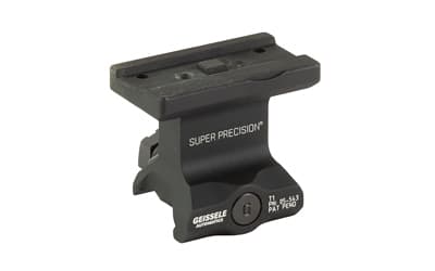 Geissele Automatics Super Precision, Mount, Fits Aimpoint T1 & T1 Patterned Optics, APT1, 1.93" Height, Black