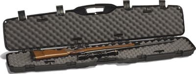 Plano Pro Max, Single Rifle Case, PillarLock Crush-Resistant Polymer Construction, Black, 52"x3.75"x9.25", 4.9 lbs