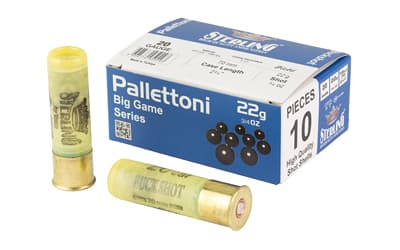 Sterling Big Game Series, 20 Gauge, 2.75", 00 Buckshot, 6/8 oz, Shot Shell, 10 Round Box