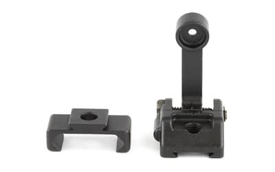 Griffin Armament M2 Folding Rear Sight, Includes 12 O'Clock Bases, Fits Picatinny, Matte Finish