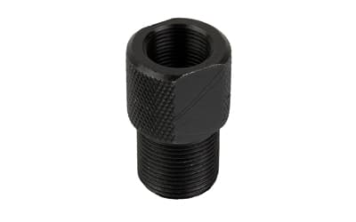 GrovTec Thread Adapter, 1/2X28 to 5/X24, Black Oxide Finish, Black