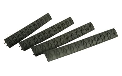 HEXMAG M-LOK WedgeLOK, Rail Covers, Slot Cover Grip, Black