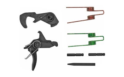Hiperfire Enhanced Duty Trigger, Designated Marksman, Trigger Assembly, Fits AR15/AR10, Medium 4.5 And 5.5 Lb Pulls, Black Finish