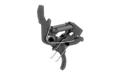 Hiperfire X2S Mod-1, Semi Drop-In Trigger Kit, 2-Stage, Fits AR15/AR10/PCC/MPX, Black Color, Heavy Manganese Phosphate Finish, Curved Trigger