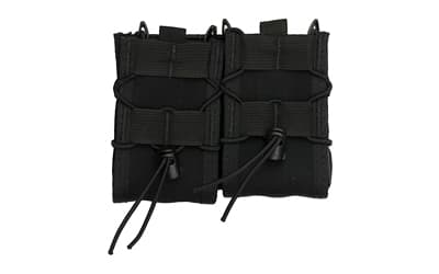 High Speed Gear Double Rifle TACO, Dual Magazine Pouch, Molle, Fits Most Rifle Magazines, Hybrid Kydex and Nylon, Black