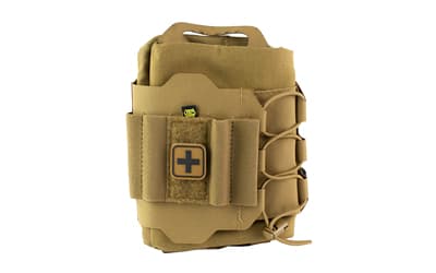 High Speed Gear ReFlex IFAK System, Compatible with MOLLE and Belts 1.5"-2.5", Nylon Construction, Coyote Brown, Medical Items Not Included