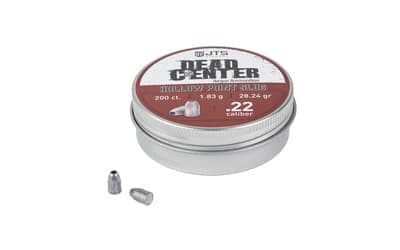 JTS Group Dead Center, .22 Caliber Pellets, Hollow Point Tip, 200 Per Tin