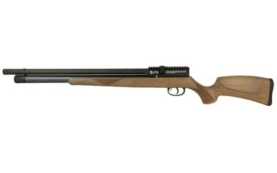 JTS Group Airacuda Standard, Air Rifle, Pre-Charged Pneumatic, .22 Caliber Pellet, 920 Feet Per Second, 18" Barrel, Matte Finish, Black, Wood Stock