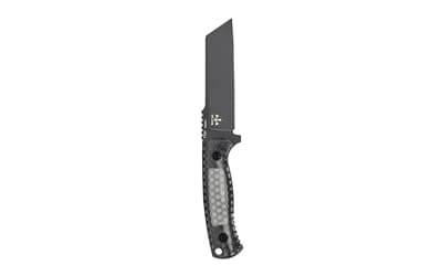 KA-BAR Knives Cool Name, Fixed Blade Knife, 1095 Cro-Van, 4.625" Blade Length, 9.375" Overall Length, Plain Edge, Sheepsfoot, Black Blade