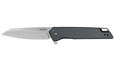 Kershaw Misdirect XL, Folding Knife/Assisted Opening, 3.15" Reverse Tanto Edge, 4Cr14 Blade Steel, 7.92" Overall Length, Stonewashed Finish, Silver