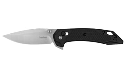 Kershaw Bonneville, Folding Knife, 3.2" Clip Point Blade, 14C28N Blade Steel, 7.6" Overall Length, Stonewashed Finish, Silver