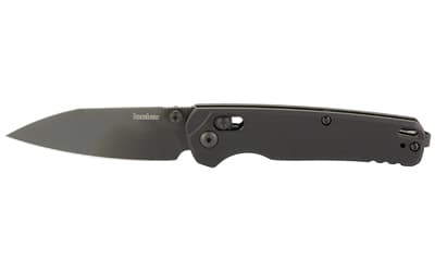 Kershaw BEL AIR, Folding Knife, Plain Edge, CPM Magnacut Blade Steel, PVD Finish, Black, Aluminum Handle, Dura Lock, 3.1" Blade, 7.3" Overall Length