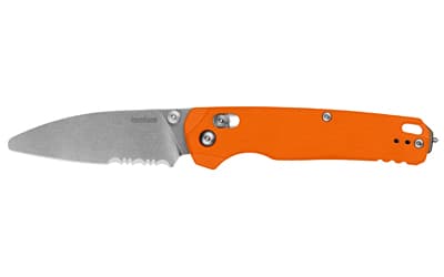 Kershaw Bel Air XL-EMT, Folding Knife, 3.25" Sheepsfoot Blade, CPM MagnaCut Blade Steel, 7.86" Overall Length, Stonewash Finish, Silver