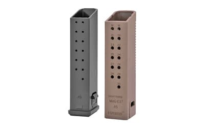 KRISS USA, Inc Magazine Extension, 45 ACP, +17 Rounds. Flat Dark Earth, Fits Kriss VECTOR, 3 Pack, Fits Glock 21 Magazines