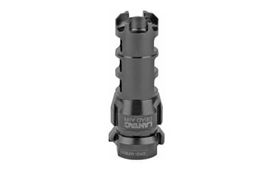 LanTac USA LLC Dragon, Muzzle Brake, 308 Winchester/7.62 NATO, Black Finish, With Dead Air Sandman KEYMO Suppressor Mount, Includes Timing Shim