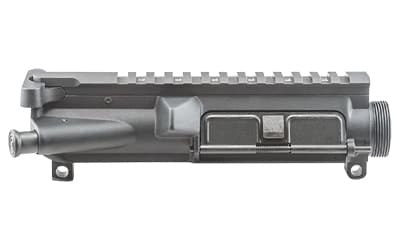 Luth-AR Upper, Black, 1913 Rail for Mounting Optics and Accessories, Forged, Flat Top, Comes with Charging Handle, Forward Assist, and Dust Cover