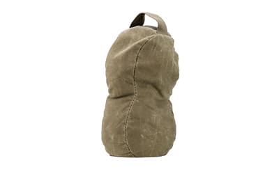 MDT Peanut, Waxed Canvas, Shooting Bag, Sand Fill, 10"x3.5"x5", Army Duck Canvas Construction, Grulla