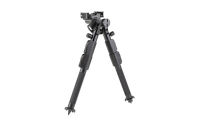 MDT CKYE-Pod Gen3, Double Pull Legs, Height Adjustable 6"-18", Quick Detach ARCA/Picatinny Mount, Spiked Feet, Hard Coat Anodized Finish, Black