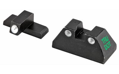 Meprolight Tru-Dot, Sight, Fits HK USP Compact, Green/Green