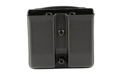 Mission First Tactical Double Pistol Magazine Pouch, Fits Sig P320/M17/M18/M&P 9MM, Black, Adjustable Retention, Includes 1.5" Belt Loop