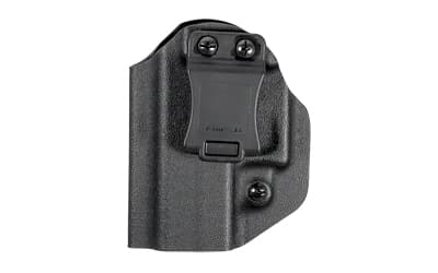 Mission First Tactical Inside Waistband Holster, Ambidextrous, Fits Glock 43, Kydex, Includes 1.5" Belt Attachment, Black Finish