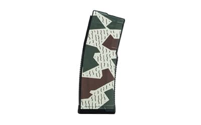 Amend2 Rifle Magazine, 223 Remington/5.56 NATO, 30 Rounds, Fits AR Rifles, Polymer, Bulgarian Splinter Wetland Camo