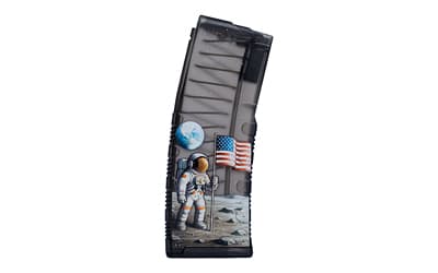 Amend2 Rifle Magazine, 223 Remington/5.56 NATO, 30 Rounds, Fits AR Rifles, Polymer, Translucent Smoke, Man on the Moon