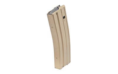 DURAMAG Magazine, 223 Remington/5.56 NATO, 30 Rounds, Fits AR Rifles, Black, AGF Anti-tilt Follower, Stainless Flat Dark Earth