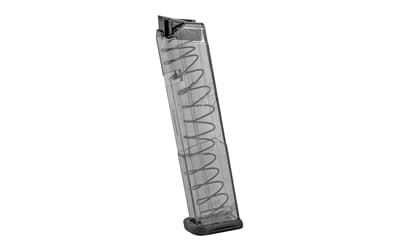 Elite Tactical Systems Group Elite Tactical Systems Group, Magazine, 380ACP, 12 Rounds, Fits Glock 42, All Generations, Polymer, Clear