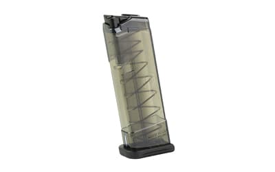 Elite Tactical Systems Group Magazine, 9MM, 9 Rounds, Fits Glock 43, Carbon Smoke