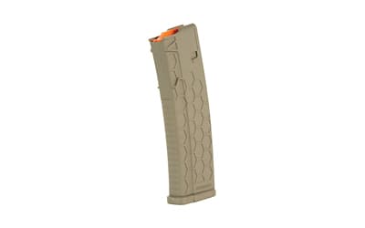 HEXMAG Magazine, Series 2, 223 Remington/5.56 NATO, 10 Rounds, 30 Round Body, Fits AR Rifles, Polymer, Flat Dark Earth